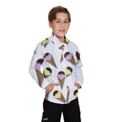 Ice Cream Pattern Wind Breaker (kids) by Valentinaart