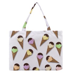 Ice cream pattern Medium Zipper Tote Bag