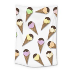 Ice cream pattern Small Tapestry