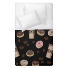 Coffee Break Duvet Cover (single Size) by Valentinaart