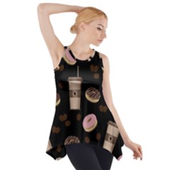 Coffee Break Side Drop Tank Tunic by Valentinaart