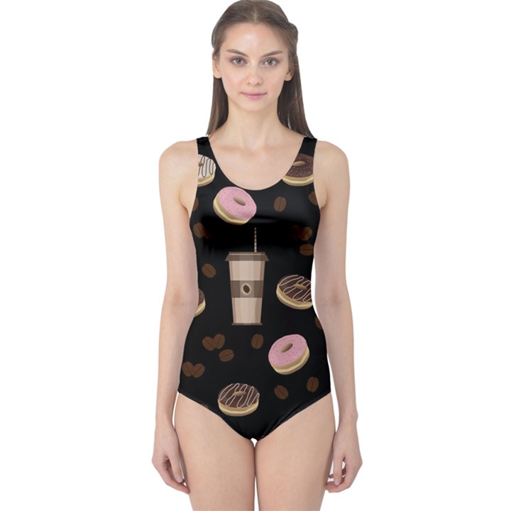 Coffee break One Piece Swimsuit