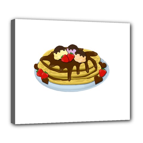 Pancakes - Shrove Tuesday Deluxe Canvas 24  X 20   by Valentinaart