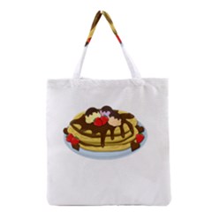 Pancakes - Shrove Tuesday Grocery Tote Bag by Valentinaart