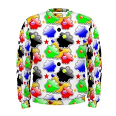 Pattern Background Wallpaper Design Men s Sweatshirt by Nexatart