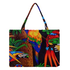 Parrots Aras Lori Parakeet Birds Medium Tote Bag by Nexatart