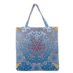 Pattern Background Pattern Tile Grocery Tote Bag by Nexatart