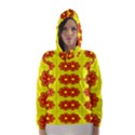 Pattern Design Graphics Colorful Hooded Wind Breaker (Women) View1