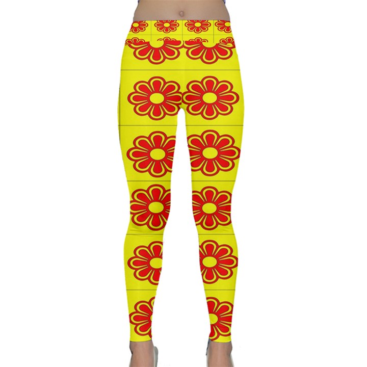 Pattern Design Graphics Colorful Classic Yoga Leggings