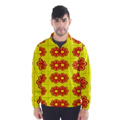 Pattern Design Graphics Colorful Wind Breaker (men) by Nexatart