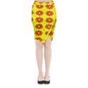 Pattern Design Graphics Colorful Midi Wrap Pencil Skirt View1