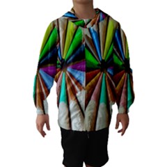 Pen Crayon Color Sharp Red Yellow Hooded Wind Breaker (kids) by Nexatart