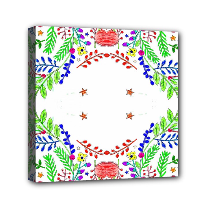 Holiday Festive Background With Space For Writing Mini Canvas 6  x 6 