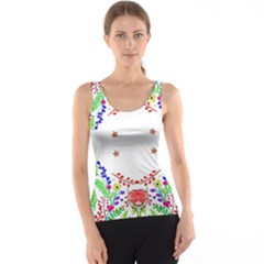 Holiday Festive Background With Space For Writing Tank Top by Nexatart