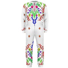 Holiday Festive Background With Space For Writing Onepiece Jumpsuit (men)  by Nexatart