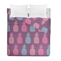 Pineapple Pattern  Duvet Cover Double Side (full/ Double Size) by Nexatart