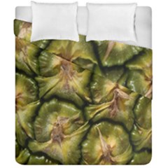 Pineapple Fruit Close Up Macro Duvet Cover Double Side (california King Size) by Nexatart