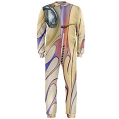 Pin Stripe Car Automobile Vehicle Onepiece Jumpsuit (men)  by Nexatart