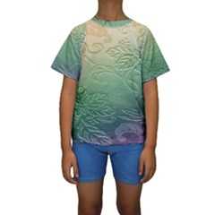 Plants Nature Botanical Botany Kids  Short Sleeve Swimwear by Nexatart