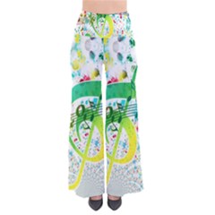 Points Circle Music Pattern Pants by Nexatart