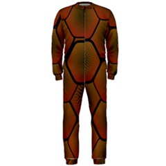 Psychedelic Pattern Onepiece Jumpsuit (men)  by Nexatart