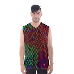 Psychedelic Abstract Swirl Men s Basketball Tank Top by Nexatart