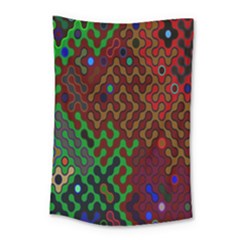 Psychedelic Abstract Swirl Small Tapestry by Nexatart