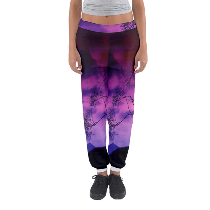 Purple Sky Women s Jogger Sweatpants