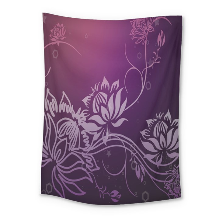 Purple Lotus Medium Tapestry