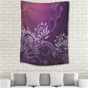 Purple Lotus Medium Tapestry View2