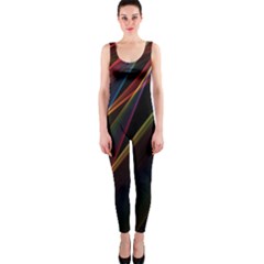 Rainbow Ribbons Onepiece Catsuit by Nexatart