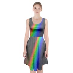 Rainbow Color Spectrum Solar Mirror Racerback Midi Dress by Nexatart