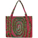 Red Green Swirl Twirl Colorful Mini Tote Bag View1