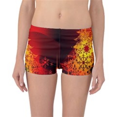 Red Silhouette Star Reversible Bikini Bottoms by Nexatart