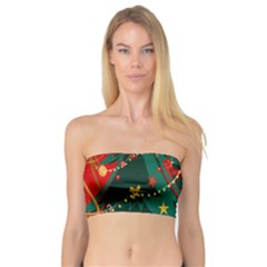 Santa Clause Xmas Bandeau Top by Nexatart