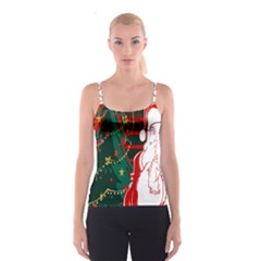 Santa Clause Xmas Spaghetti Strap Top by Nexatart