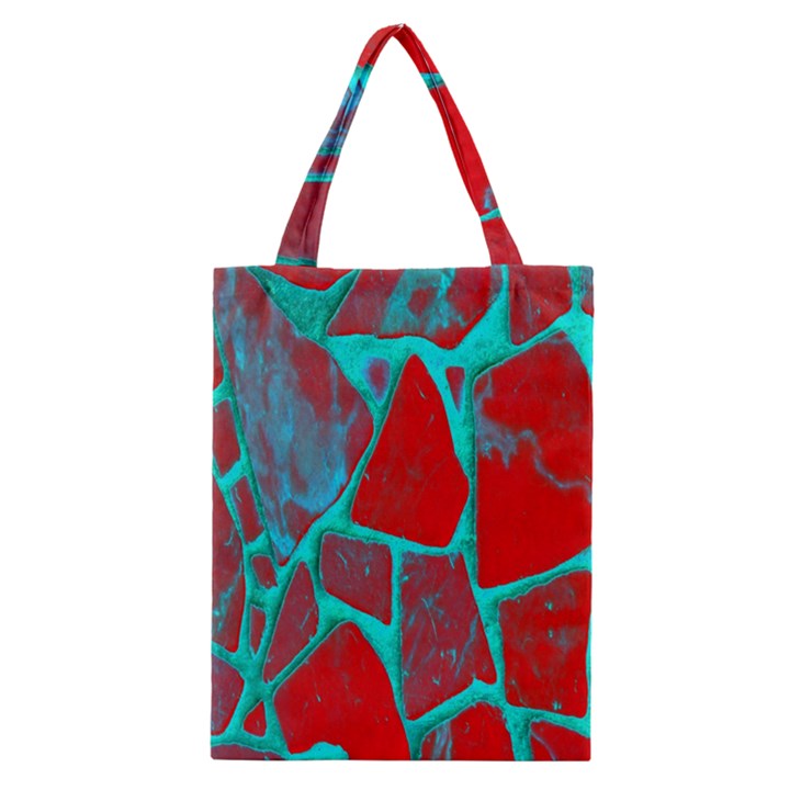 Red Marble Background Classic Tote Bag