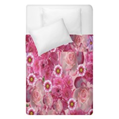 Roses Flowers Rose Blooms Nature Duvet Cover Double Side (single Size) by Nexatart