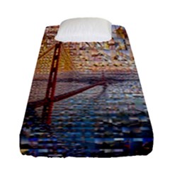 San Francisco Fitted Sheet (single Size) by Nexatart