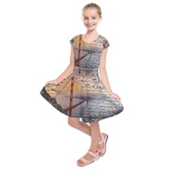 San Francisco Kids  Short Sleeve Dress by Nexatart