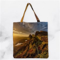 Scotland Landscape Scenic Mountains Grocery Tote Bag by Nexatart