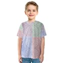 Seamless Kaleidoscope Patterns In Different Colors Based On Real Knitting Pattern Kids  Sport Mesh Tee View1