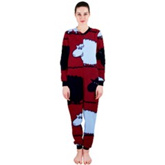 Sheep Onepiece Jumpsuit (ladies)  by Nexatart