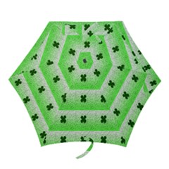 Shamrock Pattern Mini Folding Umbrellas by Nexatart