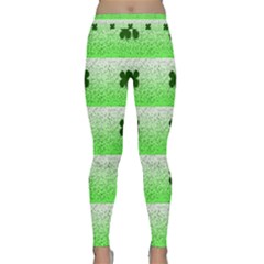 Shamrock Pattern Classic Yoga Leggings