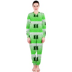 Shamrock Pattern OnePiece Jumpsuit (Ladies) 