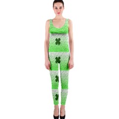 Shamrock Pattern OnePiece Catsuit