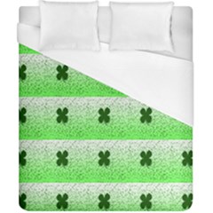 Shamrock Pattern Duvet Cover (California King Size)