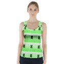 Shamrock Pattern Racer Back Sports Top View1