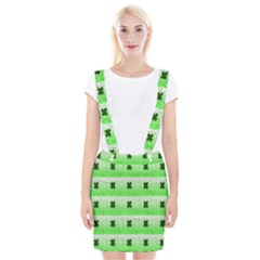 Shamrock Pattern Suspender Skirt